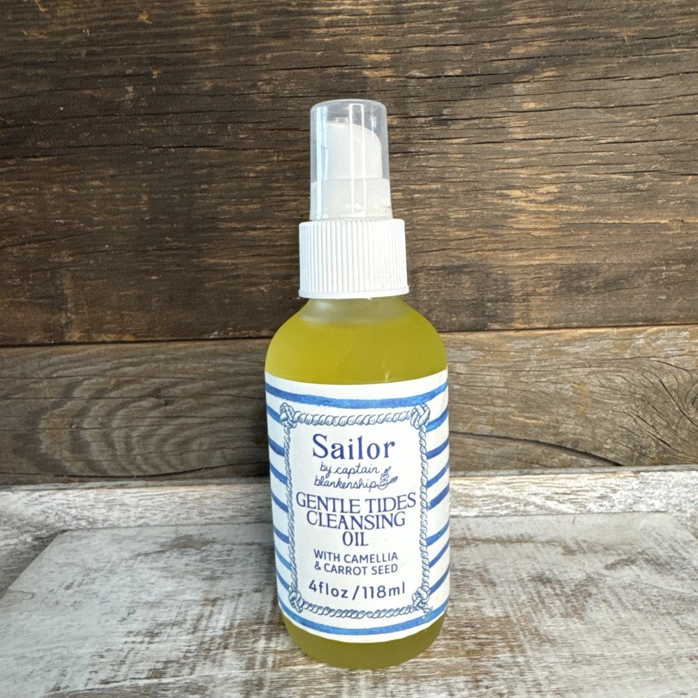 Sailor by captain blankenship Gentle Tides Cleansing Oil 4 Fl‎ Oz | MSRP = $24